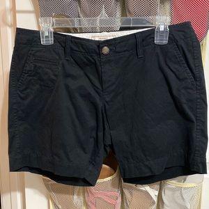 Black petite shorts